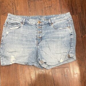 Maurices Faded Blue Jean Shorts